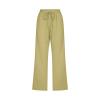 LRMQS Capri Pants for Women Casual Summer 2026 Drawstring Capris Linen Pants Pockets Beach Straight Wide Leg Cropped Trousers view 3