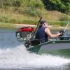 8HP 4-Stroke Outboard Motor, 196CC Gasoline Boat Engine with Air Cooled Design, TCI Ignition& 360 Steering for Inflatable Boats Inflatable Yachts Fishing Boats view 3