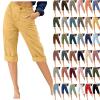 LRMQS Womens Capri Pants Summer Trendy Casual Elastic Waist Cropped Trouser Fashion Resort Wear Beach Vacation Capris Clothes view 1