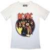 AC/DC Highway to Hell Circle Junior Top Large White view 1