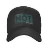 Adjustable Be Savage Not Average Baseball Caps for Men Women Hat Truck Driver Hats Funny Baseball Cap Black view 4