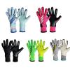 GJPWAKWM Soccer Goalkeeper Gloves Goalie Training Gloves Strong Grip Anti-Slip and Breathable for Adults and Children (Black,7) view 2