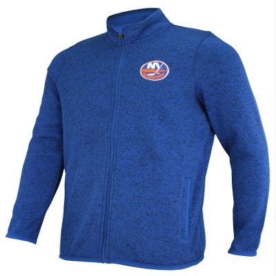 Outerstuff NHL New York Islanders Youth Boys Fleece LIMA Full Zip Jacket, Medium (10-12)