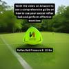 ONEKEEPER Soccer Reflex & Reaction Ball Fluo Yellow for Agility, Reflex, and Speed Training for Kids and Juniors (Yellow Fluorescent) view 3