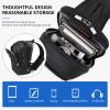 DUSLANG Crossbody Sling Backpacks for Men, Casual Shoulder Backpack Daypack Chest Bags with USB Charger Port For Camping Biking Travel Cycling view 4