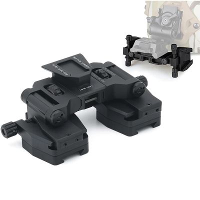 LEESEN Metal Binocular Bridge System Modular Night Vision Goggles Mount Helmet Bracket NVG Mounts for The MUM-14 & GT-14 PVS14 Night Vision Goggles for L4 G24 Mounting Fast Helmet