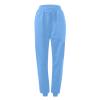 Women's Cinch Bottom Sweatpants High Waisted Athletic Joggers with Pockets Baggy Casual Sweatpants Workout Yoga Pants Blue view 4