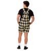 FOCO New Orleans Saints NFL Mens Thematic Bib Shortalls - 2XL view 2