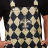 FOCO New Orleans Saints NFL Mens Thematic Bib Shortalls - 2XL view 4