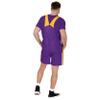 FOCO Minnesota Vikings NFL Mens Team Stripe Bib Shortalls - M view 2
