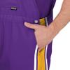 FOCO Minnesota Vikings NFL Mens Team Stripe Bib Shortalls - M view 4