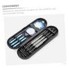 SKISUNO 2pcs Dart Box Plastic Darts Storage Container Fishing Reels with Line and Wallets Steel Tip Aircraft Storage Bag view 2