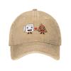 Cute Poo and Toilet Paper Dad Hat Vintage Baseball Cap for Men Women Hats Gifts Trucker Caps Natural view 2