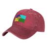 Bandera Purpecha Dad Hat Vintage Baseball Cap for Men Women Hats Gifts Trucker Caps Red view 1
