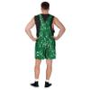 FOCO Philadelphia Eagles NFL Mens Paint Splatter Bib Shortalls - 3XL view 2
