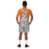 FOCO Cincinnati Bengals NFL Mens White Tiger Stripe Bib Shortalls - 2XL view 2