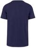 47 MLB Men's Team Color Distressed Imprint Primary Logo Wordmark Short Sleeve Baseball T-Shirt - Detroit Tigers Navy Small view 2