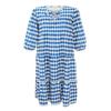 BIVENANT Boho Maxi Dresses for Women 2024 Bohemian V Neck Long Puff Sleeve Smocked Ruffle Flowy Casual Vacation Plus Size Dress view 4