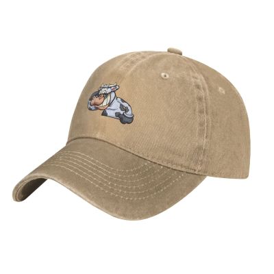 Cow with Sunglasses Dad Hat Vintage Baseball Cap for Men Women Hats Gifts Trucker Caps Natural