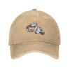 Cow with Sunglasses Dad Hat Vintage Baseball Cap for Men Women Hats Gifts Trucker Caps Natural view 2