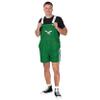 FOCO Philadelphia Eagles NFL Mens Team Stripe Bib Shortalls - M view 1