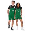 FOCO Philadelphia Eagles NFL Mens Team Stripe Bib Shortalls - M view 3