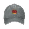 Basket of Roses Bouquet Dad Hat Vintage Baseball Cap for Men Women Hats Gifts Trucker Caps view 2