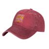 Husband Daddy Protector Hero Dad Hat Vintage Baseball Cap for Men Women Hats Gifts Trucker Caps Red view 1