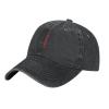 American Football Lineman Dad Hat Vintage Baseball Cap for Men Women Hats Gifts Trucker Caps Black view 1