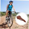 BESPORTBLE Bike Seat Cover Pu Leather Saddle Cushion Ergonomic Design Shockproof Performance Easy to Install Comfortable for Rides Fits Adult Bike Saddles Style view 3
