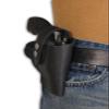 New Barsony Black Leather OWB Holster for Charter ARMS UNDERCOVERETTE Left view 4