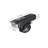 BESPORTBLE Led Headlight for Bike Portable Front Sensor USB Rechargeable Modes Compact Design for Mountain Biking Black view 4