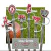 6 Alabama Crimson Tide Straw Covers (10 millimeter) Alabama Crimson Tide Gift for Men Women Football Fans Large Stanley Simple Modern 40oz Water Bottles Roll Tide (10mm straw) (Alabama Crimson Tide) view 3