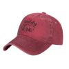 Daddy is My Hero Dad Hat Vintage Baseball Cap for Men Women Hats Gifts Trucker Caps Red view 1
