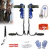 Rohseson Tree Climbing Spikes Set, Height Adjustable Tree Climbing Gear with Non-Slip Wide Pedal, Upgraded Tree Climbing Spikes with Soft Foam for Logging, Climbing Tree,Hunting,Tree Surgen, view 1