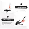balacoo Foldable Tip-up Fishing Flag Lightweight Portable Design for Stand Positioning Supply for Detection view 3