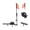 balacoo Foldable Tip-up Fishing Flag Lightweight Portable Design for Stand Positioning Supply for Detection view 4