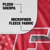 California State University, East Bay Blanket, 60"x80" Logo Dots, Silky Touch Sherpa Back Super Soft Throw Blanket view 4