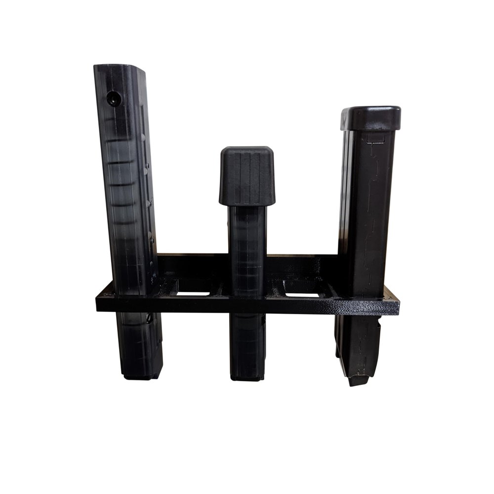 Hammy3DPrints Mount for B&T APC9/GHM9/SPC9/TP9/MP9 and APC45/GHM45 Mags - Wall | Magazine Holder Storage Rack (5 Mag)