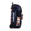 Boombah Rolling Superpack Baseball/Softball Gear Bag - BRSP2CMC23 Digital Camo Navy/Orange - Telescopic Handle - Holds 4 Bats - Wheeled Version view 3