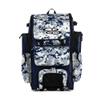 Boombah Rolling Superpack Baseball/Softball Gear Bag - BRSP2CMC23 Digital Camo Navy/Gray - Telescopic Handle - Holds 4 Bats - Wheeled Version view 1