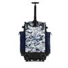 Boombah Rolling Superpack Baseball/Softball Gear Bag - BRSP2CMC23 Digital Camo Navy/Gray - Telescopic Handle - Holds 4 Bats - Wheeled Version view 2