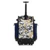 Boombah Rolling Superpack Baseball/Softball Gear Bag - BRSP2CMC23 Digital Camo Navy/Vegas Gold - Telescopic Handle - Holds 4 Bats - Wheeled Version view 2