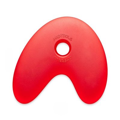 Mudtools Polymer Small Bowl Rib Red