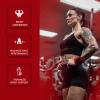 Beast Power Gear Wrist Wraps for Weightlifting 18 Premium Quality Wrist Support for Bodybuilding Thumb Loop Powerlifting, Strength Training for Men and Women (Solid Red, 18") view 4