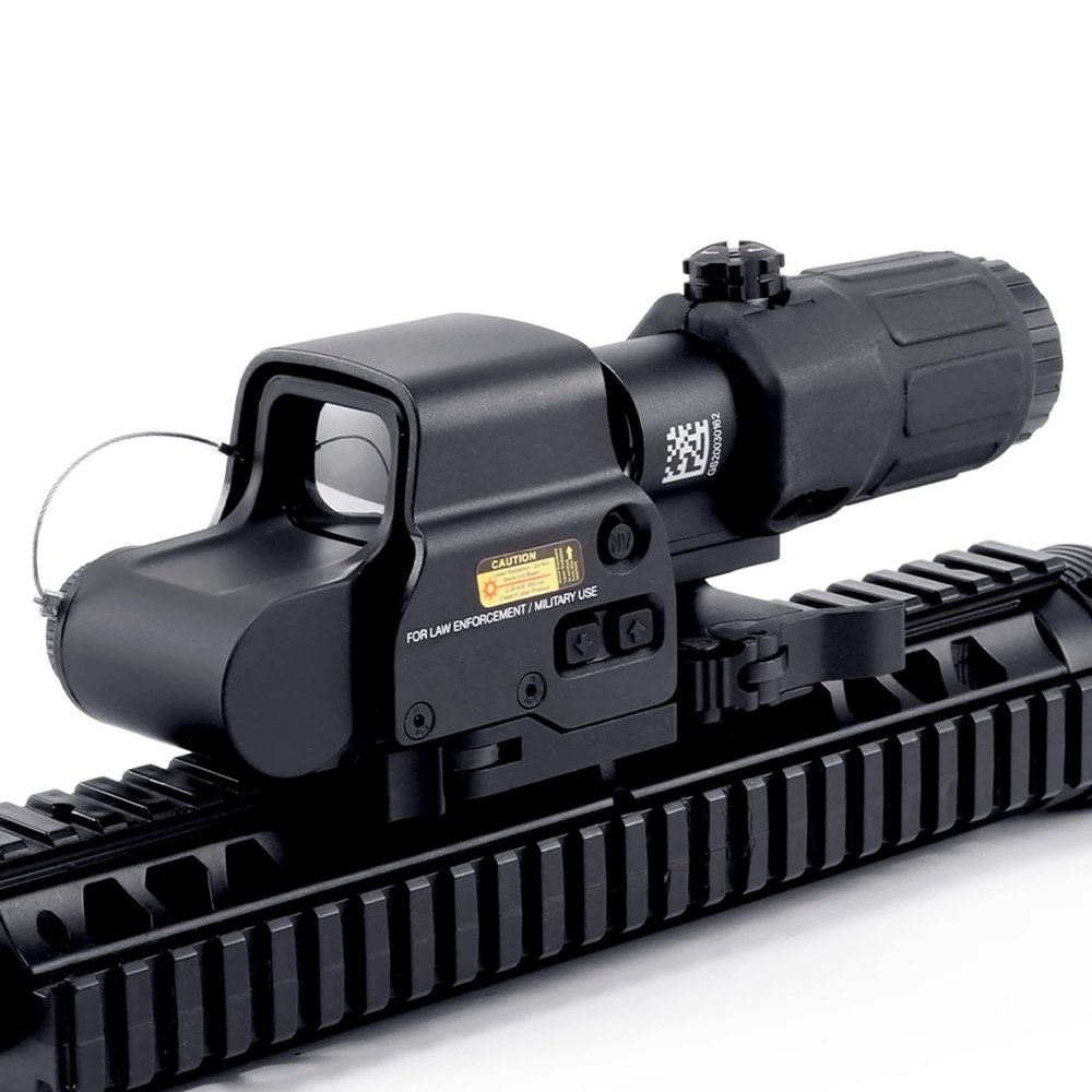 558 G33 Holographic,Red & Green Dot Holographic Reflex Sight Scope with G33 3X Magnifier Combo Built-in Flip QD Mount