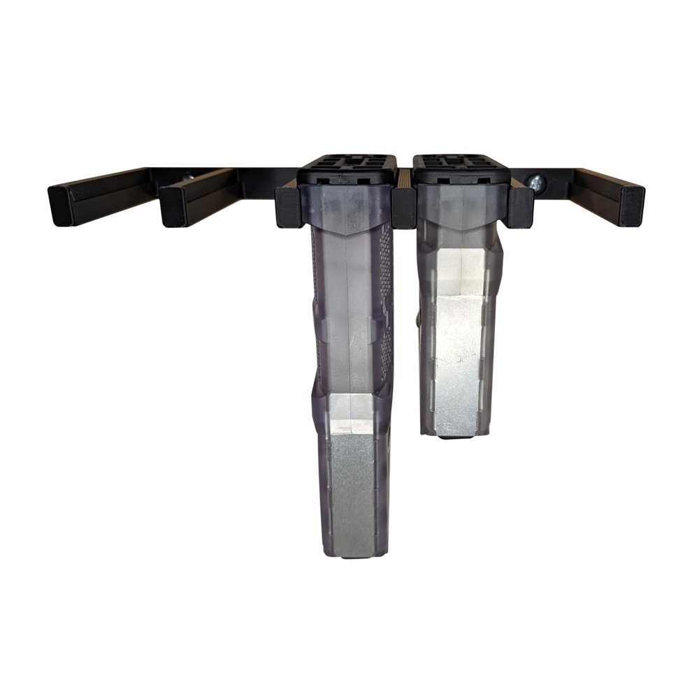 Hammy3DPrints Mount for AR10 Lancer Mags - Wall | Magazine Holder Storage Rack (4 Mag)