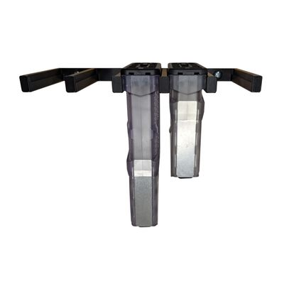 Hammy3DPrints Mount for AR10 Lancer Mags - Wall | Magazine Holder Storage Rack (5 Mag)