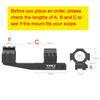 TPO 3/8" Dovetail Scope Rings Medium Profile 30mm Cantilever Scope Mount for 11mm Dovetail Rail Airsoft Accessories (1.14" Height Offset Mount) AG30-114LZ view 2