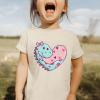 AIMAOMI Baby Tees,Toddler Girl T Shirt Cute Print Short Sleeves Tops Shirt Daily Wear Tops Toddler (Beige, 3-4 Years) view 2
